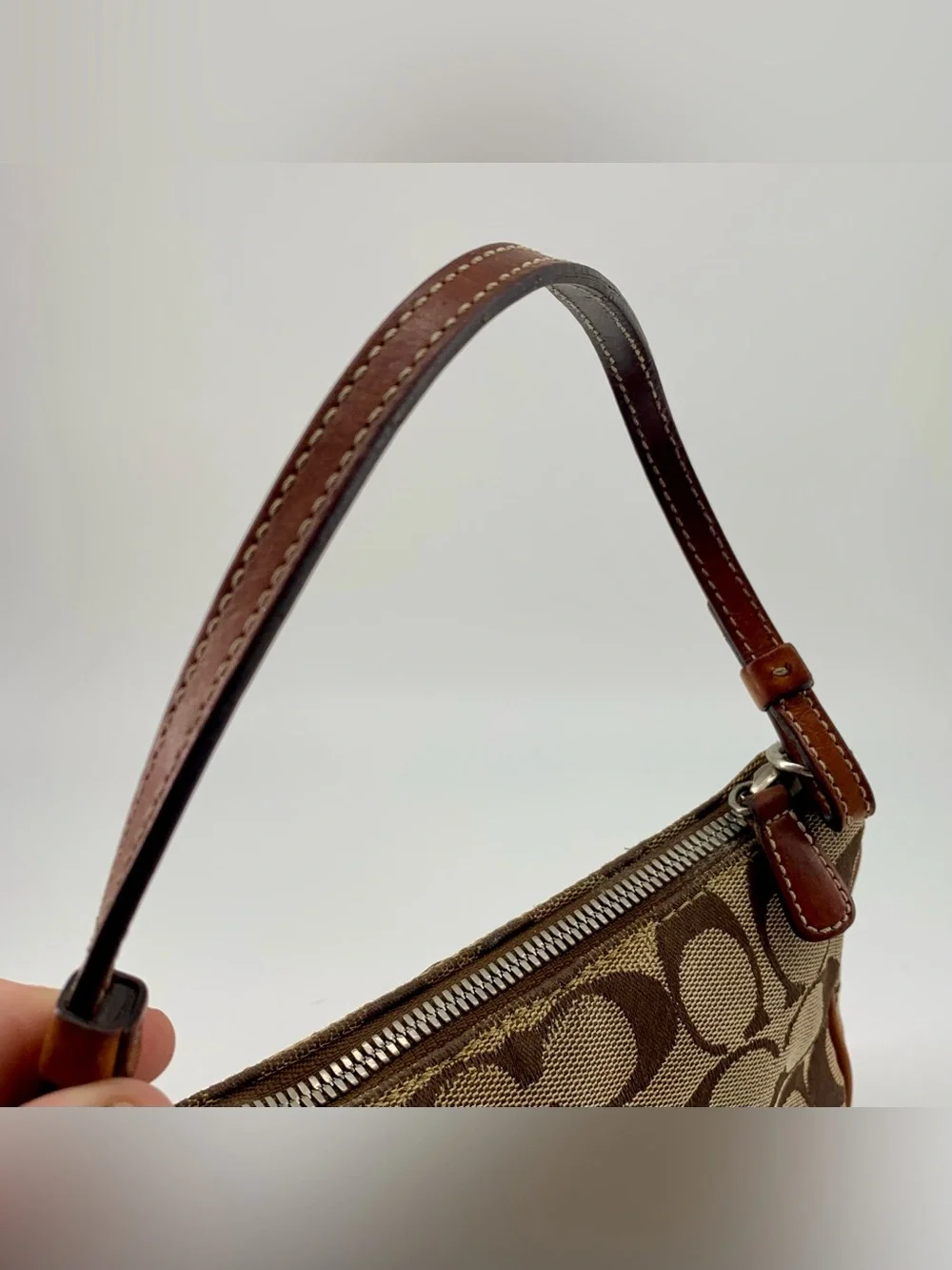 Coach Vintage Signature Demi Pouch/Shoulder Bag
